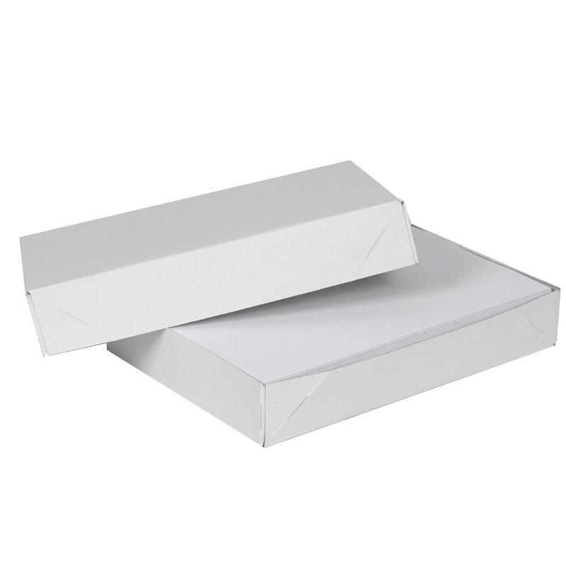 305x225x57mm White Solid Board Ream Boxes -1X50 (50)