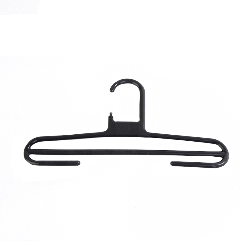 34cm Rainbow Plastic Trouser Hangers Grey (120) 30PLUS™ - Acopia