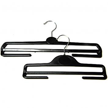 34cm Black Plastic Trouser Hanger (100)