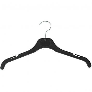 41cm Black Plastic Tops Hanger (100)