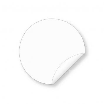 19mm Clear Vinyl Labels Peelable adhesive (1000)