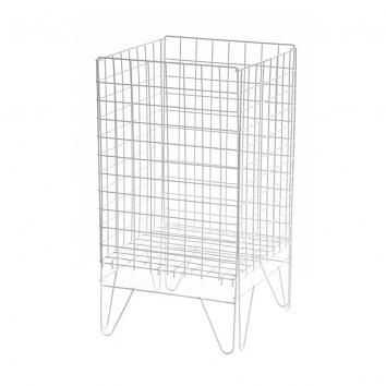 480x480x780mm White Square Collapsible Dump Bin