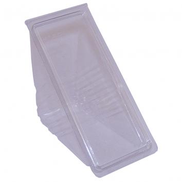 No.6 Clear Hinged Deep Fill Sandwich Wedges (500)