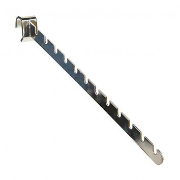 12 Notch Chrome Sloping Arm For Oval Tube