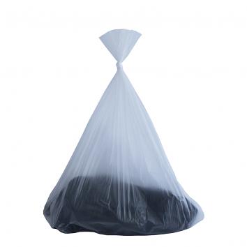 13x22x30" 375x550x750mm Natural (Semi-Clear) Swing Bin Liners (1000)