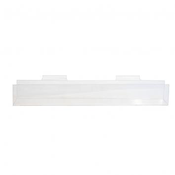 600x51x80mm Slatwall Greeting Card Channel