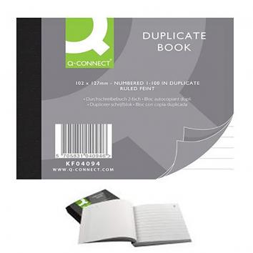 4x5" Q-Connect Duplicate Books