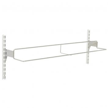 1000mm Twin Slot Chrome Shoe Rack