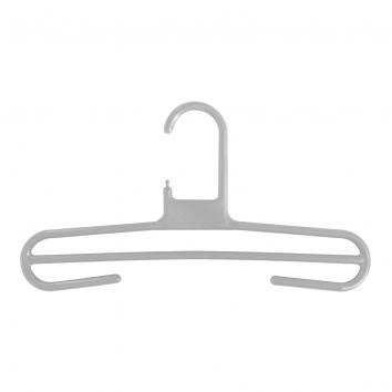 34cm Rainbow Plastic Trouser Hangers Grey (120) 30PLUS™