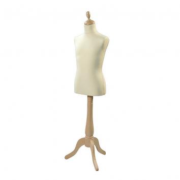 3-4 Years Wooden Base Childs Display Bust