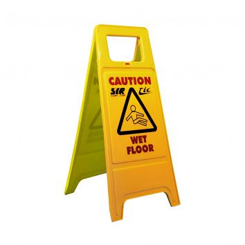 "Caution Wet Floor" Floor Sign
