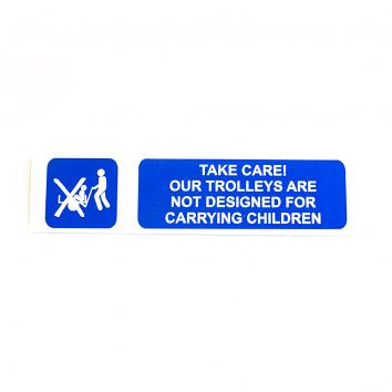 Correx Safety Sign - Take Care Our trolleys…