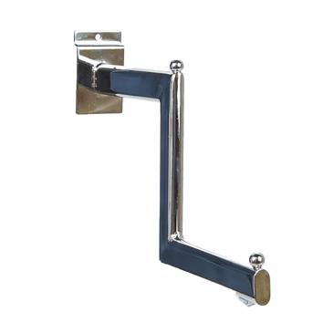 Slatwall Stepped Display Arm 175 x 175 x 175