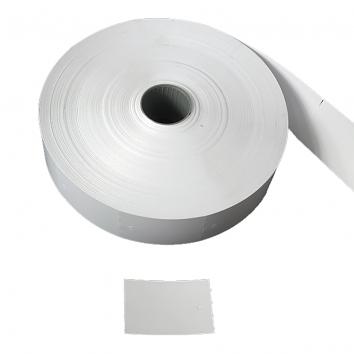 30 x 43.4mm White Unstrung Tickets on a roll of 2,000 (2000)