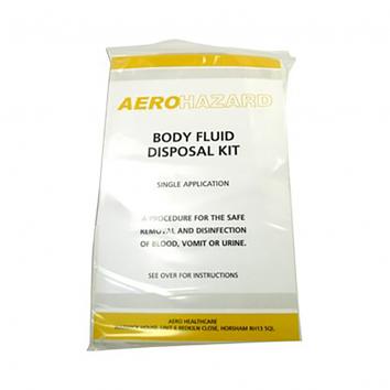 Bio Hazard Body Fluid Disposal Kit - 1 Application Refill Kit