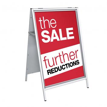 Aluminium Snap Frame  'A' Board Pavement Sign A2
