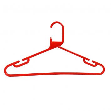 34cm Rainbow Plastic Hangers Red (150) 30PLUS™