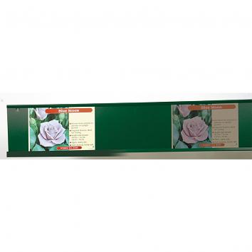 Heavy Duty Label Track Dark Green  - Pack of 10 x 2 metre lengths - 1x20 (20)
