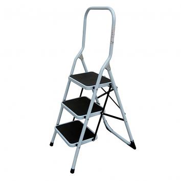 3 Tread Folding Steel Step Stool