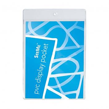 A5 PVC Display Pocket With 1 Punched Hole At The Top (Box of 100)