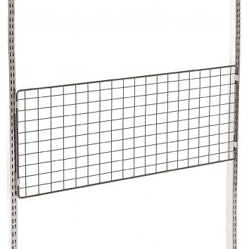 985x500 Twin Slot Mesh Panel Chrome
