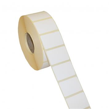 58x25mm Direct Thermal Eco Label Blanks Perm 2000 on a Roll WEL 38mm core (2000)
