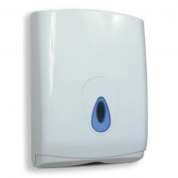 White C- or Z- Fold Paper Towel Dispenser
