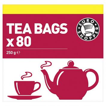 Euro Shopper 80 Tea Bags 250g