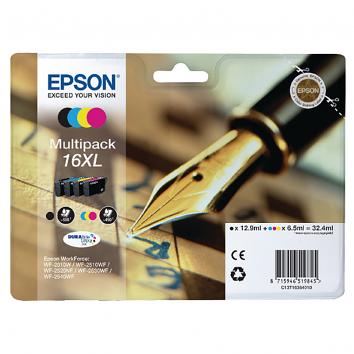 EPSON WF2510 Cartridge High Yield (16XL) Multi-Pack CMYK