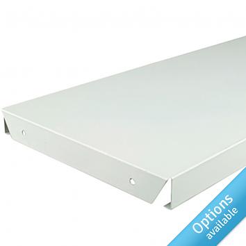 White Continuous Steel Shelves