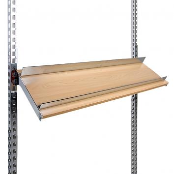 1000x280mm Instore® Elite Warm Maple Sloping Shoe Shelf