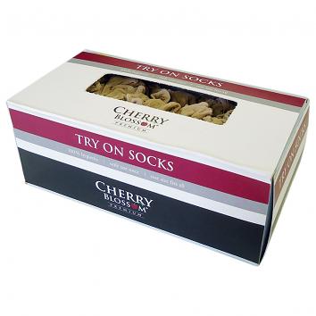 Cherry Blossom Try-On Socks (Pack of 120) (120)