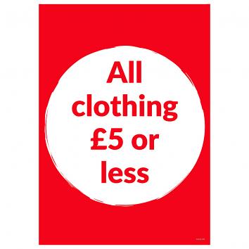 VALUE_003 Acorns Value Stores A4 £5 Or Less Poster