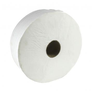 90x150m 2 Ply White Mini Jumbo Toilet Rolls - 60MM CORE (12)