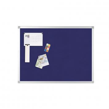 900x600mm Aluminium Framed Blue Notice Board