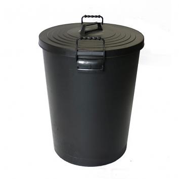 110 Litre Black Dustbin & Lid