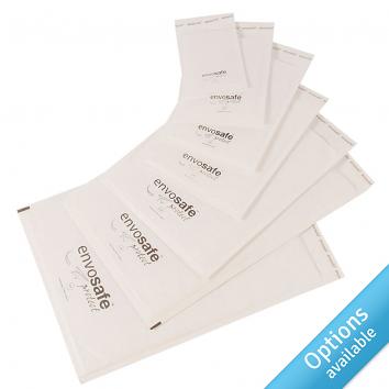 White Envosafe™ Protect Bubble Mailing Bags