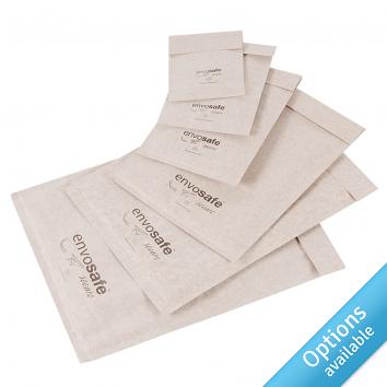 White Envosafe™ Secure Bubble Mailing Bags