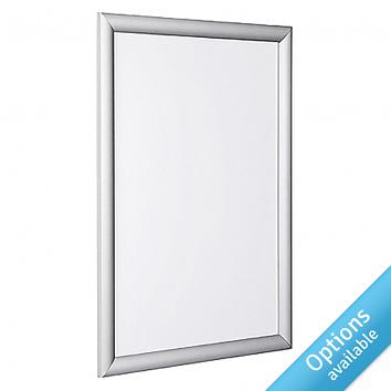 Anodised Aluminium Snapframe with Silver Frame