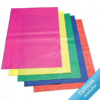 Coloured Cap Tissue Paper