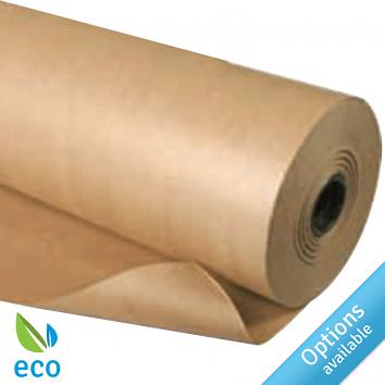 Pure Ribbed Kraft Paper Rolls