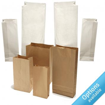 Kraft Block Bottom Bags