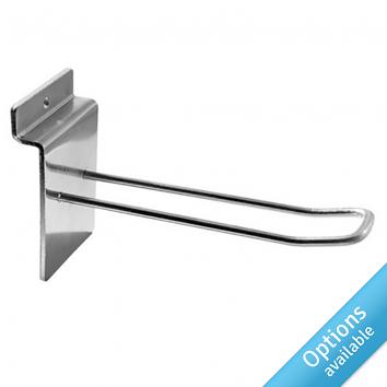 Chrome Medium Duty Euro Slatwall Arms