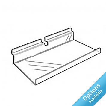 Flat Slatwall Shelves With Lip