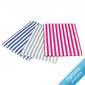 Candy Striped Paper Bags