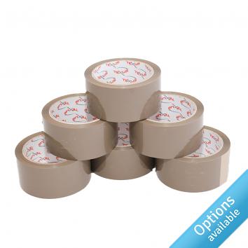 48mmx66m Texus™ Buff Std 28mu Polyprop Tape