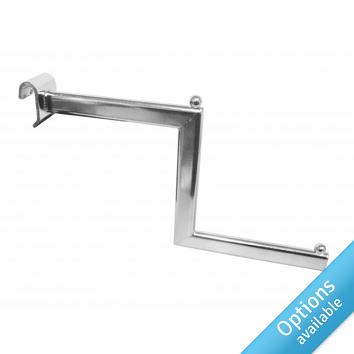 Chrome Stepped Arm For Oval Tube