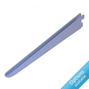 White Twin Slot Timber Shelf Brackets