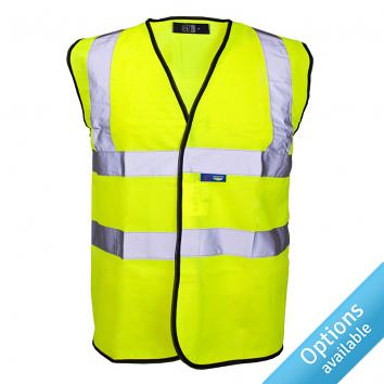 Sleeveless Hi Vis Yellow Waistcoats