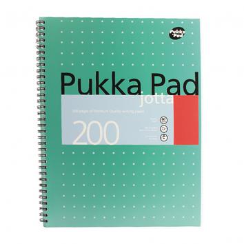 Pukka Jotta Notebook A4 Wirebound Feint Ruled 200 Pages (3 Pack) (3)